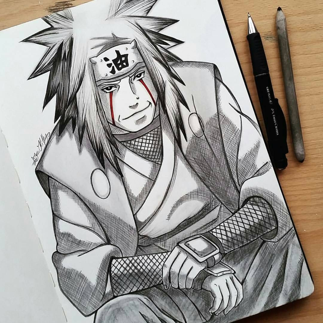 51 Gambar  Kartun Naruto  Dengan  Pensil  Himpun Kartun