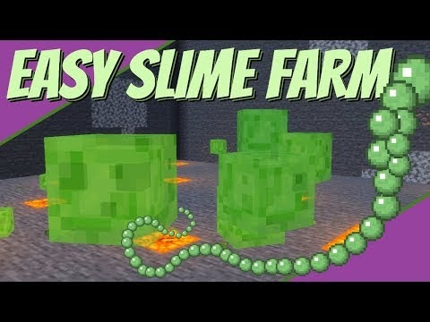 How To Make A Slime Farm In Minecraft Easy Minecraft Slime