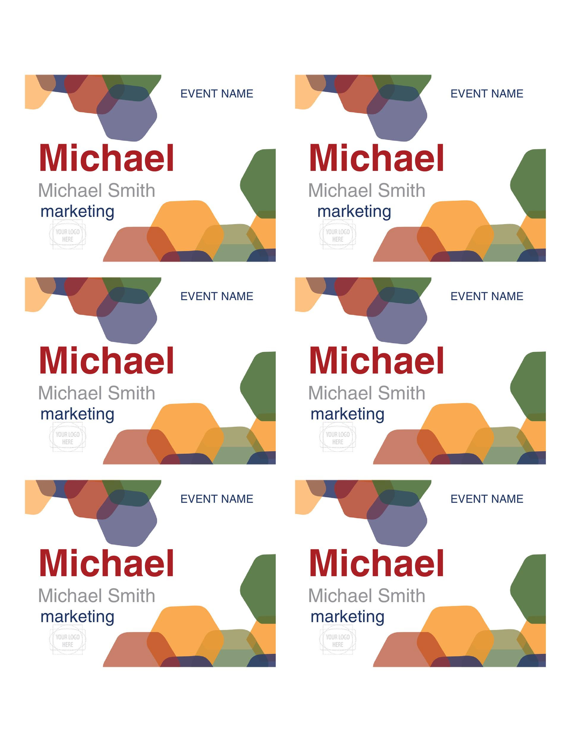 Kindergarten Name Design Cartoon Character