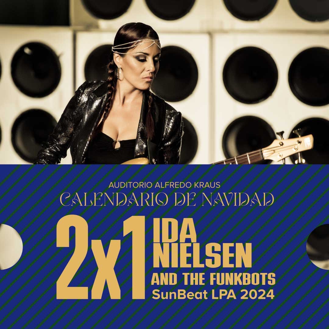 🎟️ ¡2x1 de música funk con 'Ida Nielsen & The Funkbots'! 🎟️