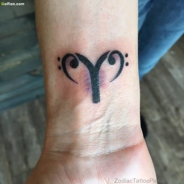 Wow 23 Desain Tato Zodiak  Aries Contoh Gambar Tato 