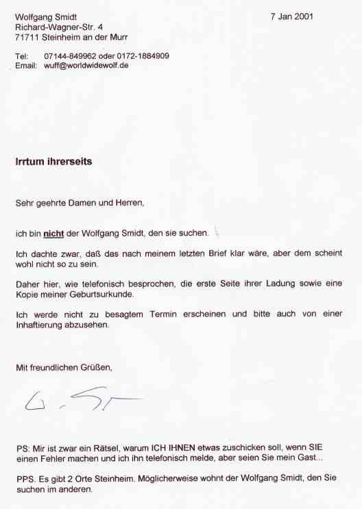 Wie telefonisch besprochen, sende ich ihnen anbei die gewünschten informationen. Witzig