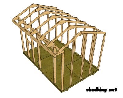 shed plans lean to roof ~ shed row plans