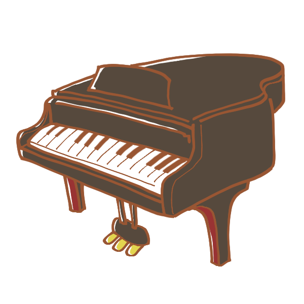 すごい フリー ピアノ イラスト 手書き サンセゴメ