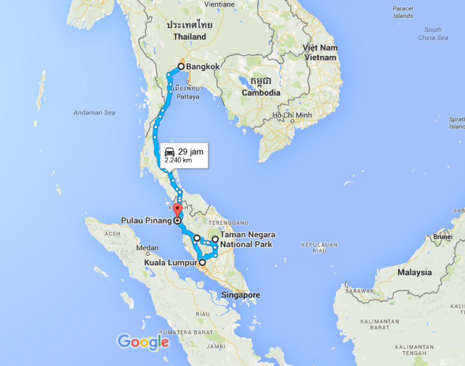 Malaysia time and jakarta indonesia time converter calculator, malaysia time and jakarta time conversion table. Maps Of Our Recent Travel From Thailand To Malaysia Then Indonesia Field Trip X