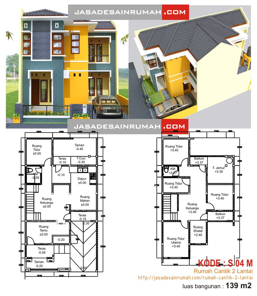 84 Desain Rumah Minimalis 2 Lantai Dengan Balkon 2019 Update Info