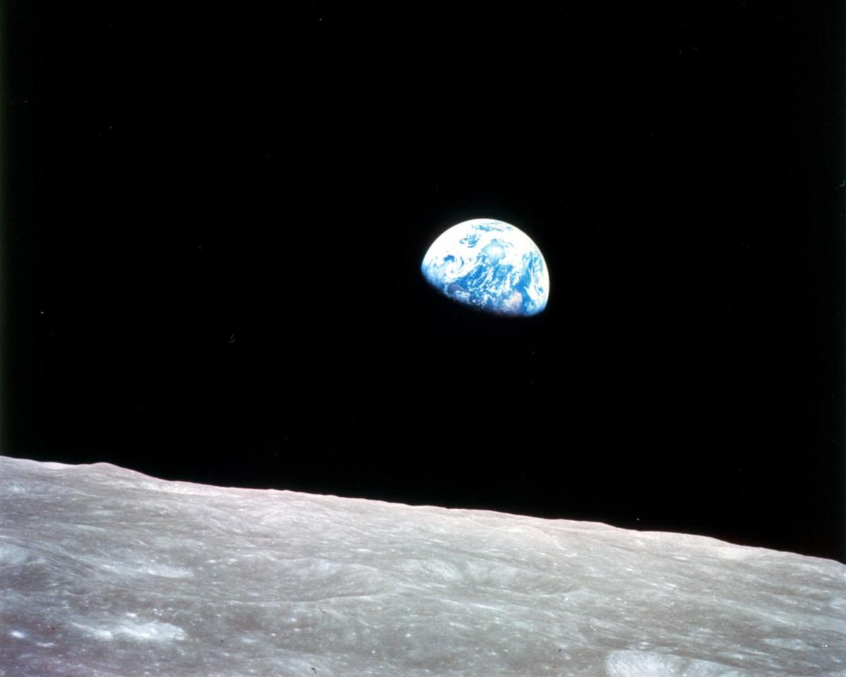 First photo of Earth from space