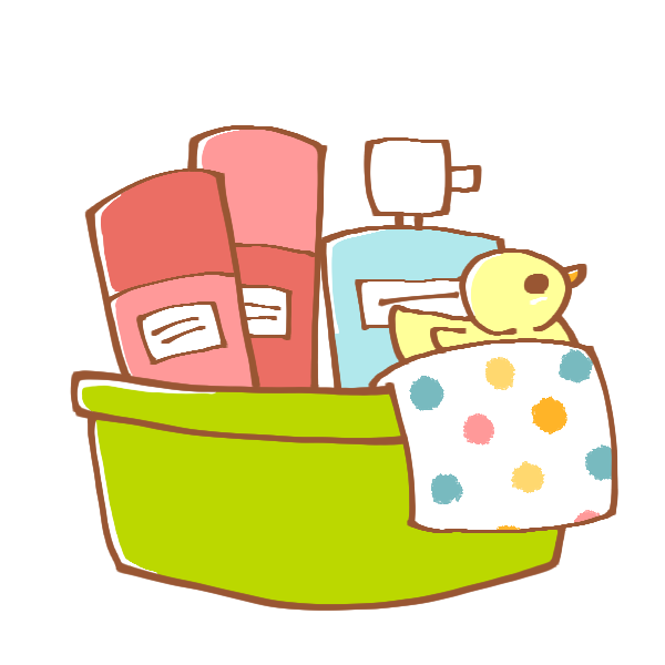 かわいいディズニー画像 75 お風呂セット イラスト 無料