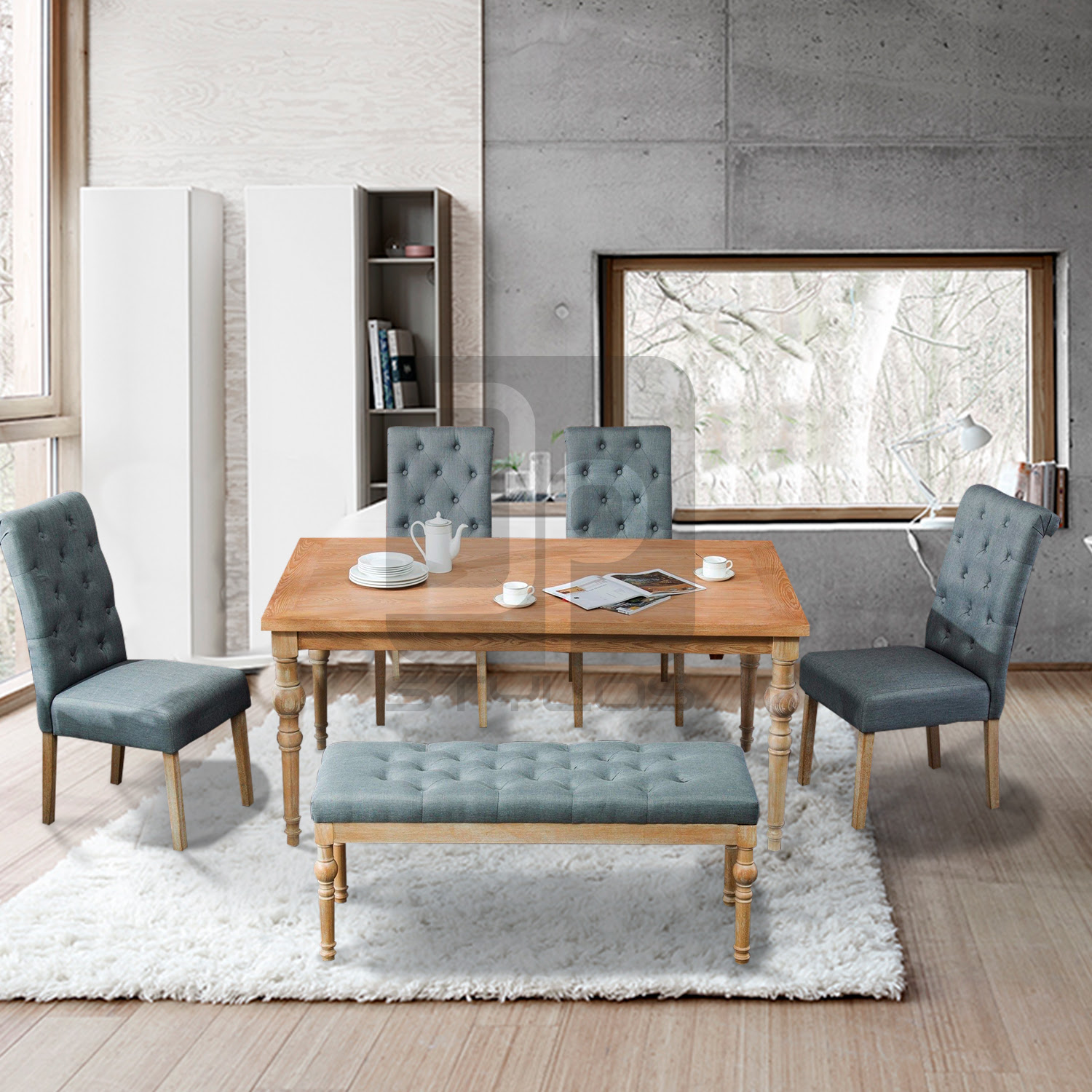 Los comedores modernos son la última tendencia dentro de la decoración. Ripley Juego De Comedor Kenleigh 6 Asientos