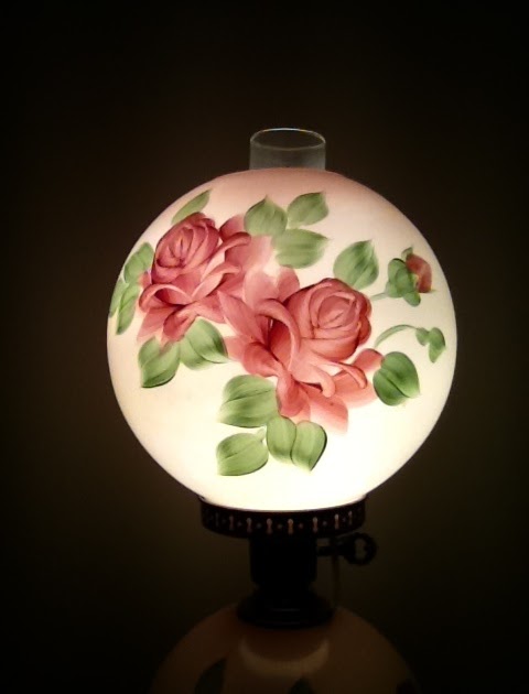 antique lamp lighting: ANTIQUE PARLOR LAMP