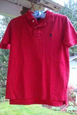 Get Rabate Boys Red Polo Shirt by Ralph Lauren Sz M1012