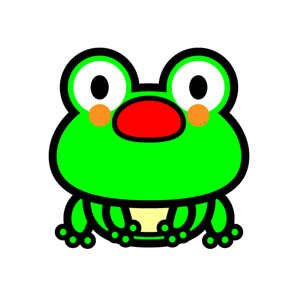 無料でダウンロード かわいい カエル ジャンプ イラスト