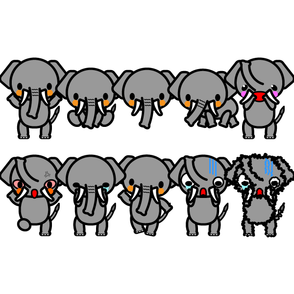 すべての動物の画像 最新かわいい ぞう イラスト 保育