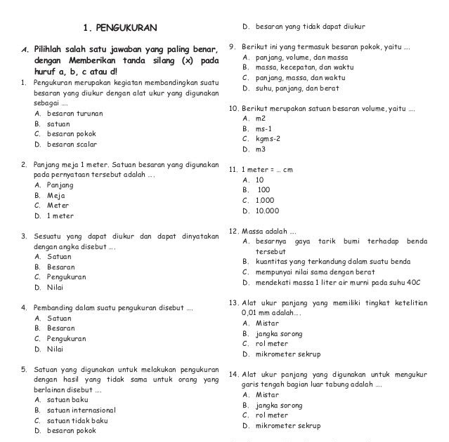 Kunci Jawaban Soal Fisika Kelas Xi Semester 1 - Berkas Pendidikan