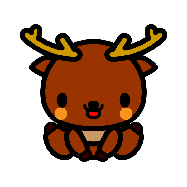 ベスト 鹿 イラスト かわいい 鹿 イラスト 可愛い Gazojpflash
