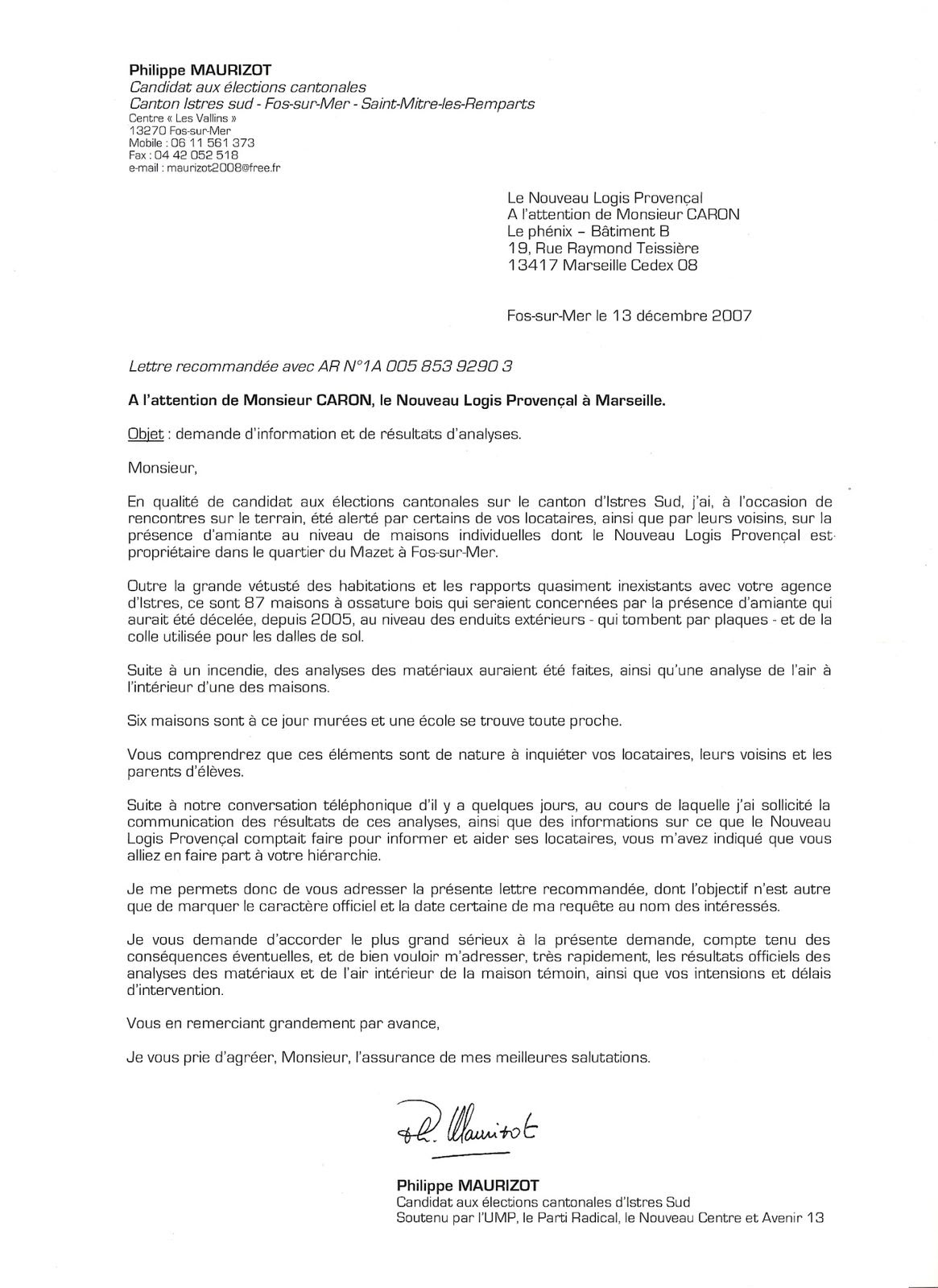 lettre afnor