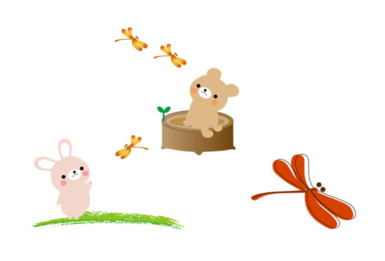 動物画像無料 上トンボ イラスト かわいい