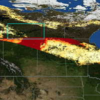 image of satellite orbiting earth