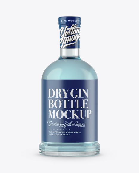 Download Download Psd Mockup Alcohol Bottle Clear Bottle Clear ...