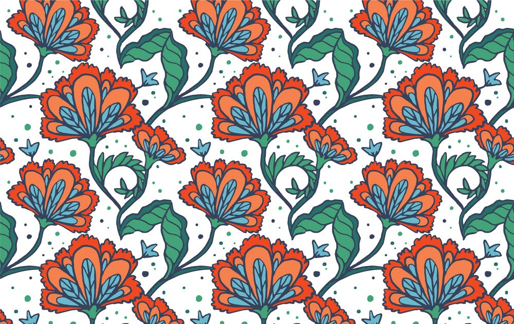 41+ Motif Batik Floral, Gambar Batik