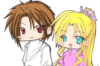 Kawaii Cute Anime Girl And Boy Couple