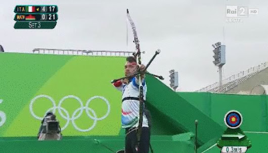 RaiSport su Twitter: "Il nostro @davidpasqualucc passa in scioltezza ai 16mi: ottimo esordio olimpico per lui #RaiRio2016 #Archery "