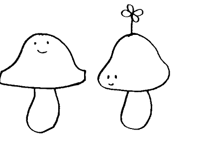 画像 かわいい おしゃれ きのこ イラスト 142880