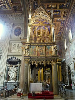 Basilica of St. John Lateran - tabernacle of S...