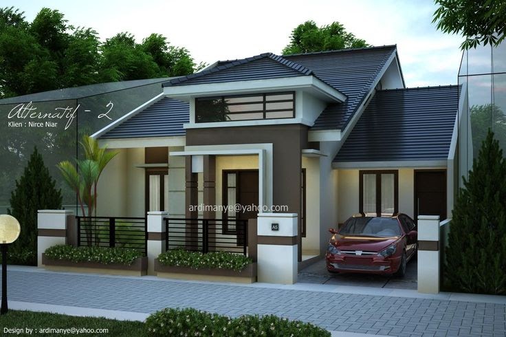 Gambar Desain Rumah Tampak Depan Belakang Dan Samping 