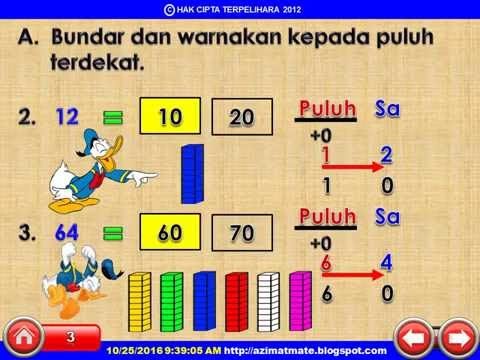 AZIMAT SEKOLAH RENDAH: TAHUN 1: ASAS BUNDAR KEPADA PULUH 