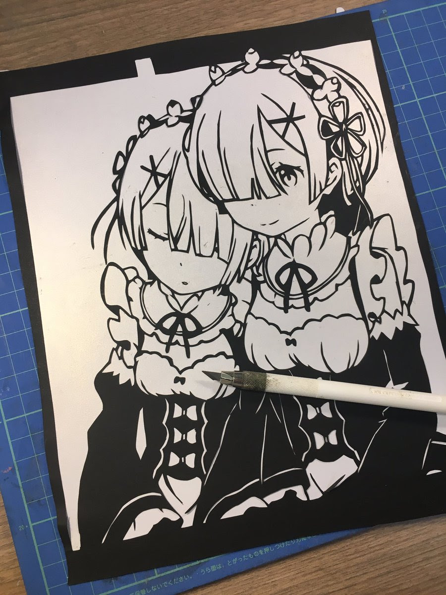 最新 切り絵 作り方 アニメ 切り絵 作り方 アニメ