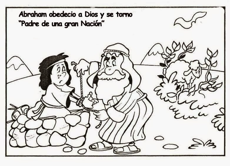 Resultado de imagen de ACTIVIDADES SOBRE LA OBEDIENCIA de abraham e isaac