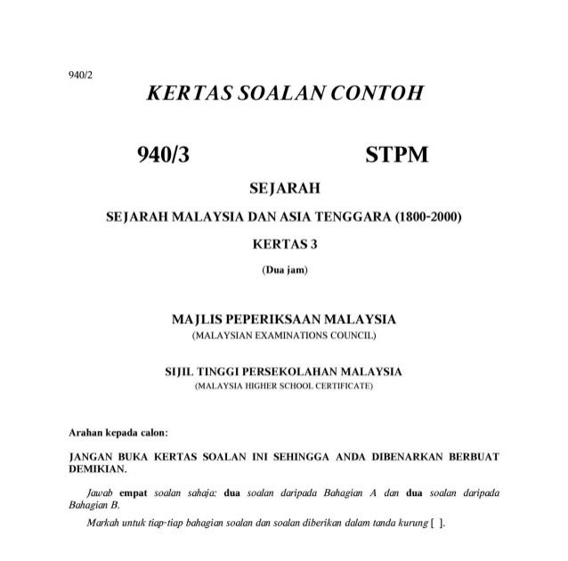 Contoh Kertas Soalan Geografi Stpm - 8 Descargar