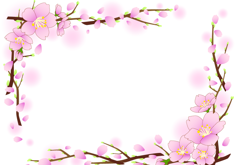 Ngagolak 桜 枠 イラスト 無料