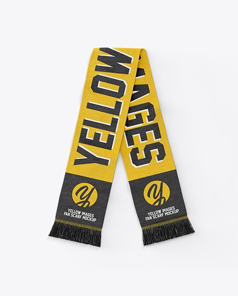 Download Fan Scarf Mockup - Download the best free mockups, PSD ...