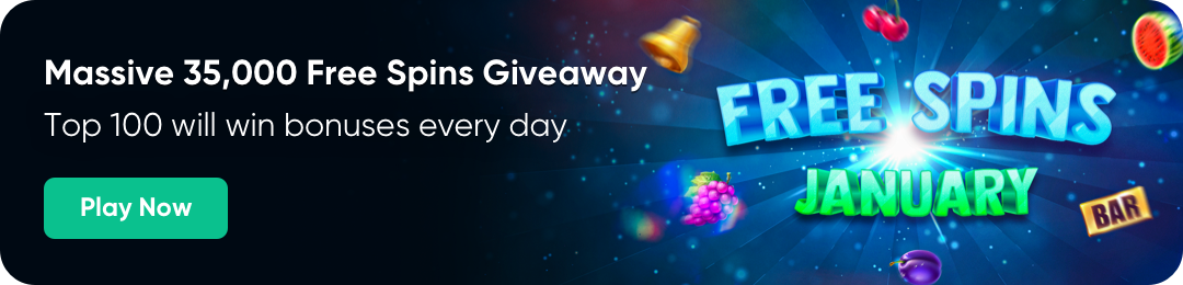 35,000 Free Spins Giveaway January Bitcoin.com Games