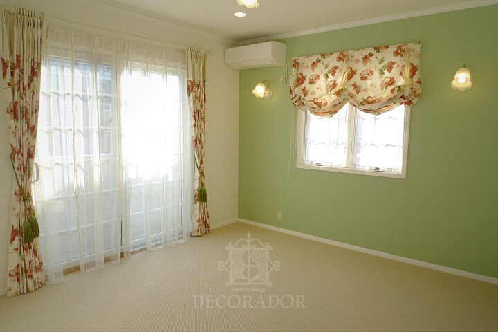 緑カーテン 寝室 Interior