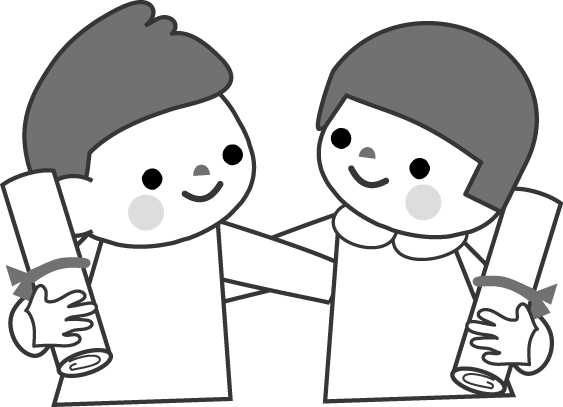 最高の無料イラスト ぜいたく修了 式 イラスト
