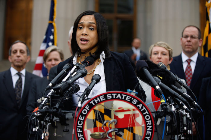 Marilyn Mosby announces charges against the 6 officers