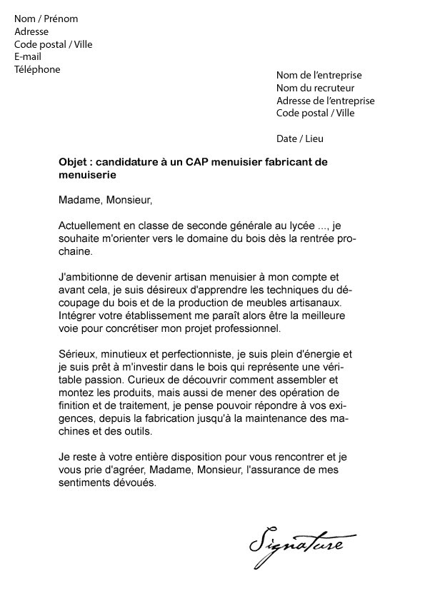 Lettre De Motivation Candidature Appel D'offre - Tahu Kupat m