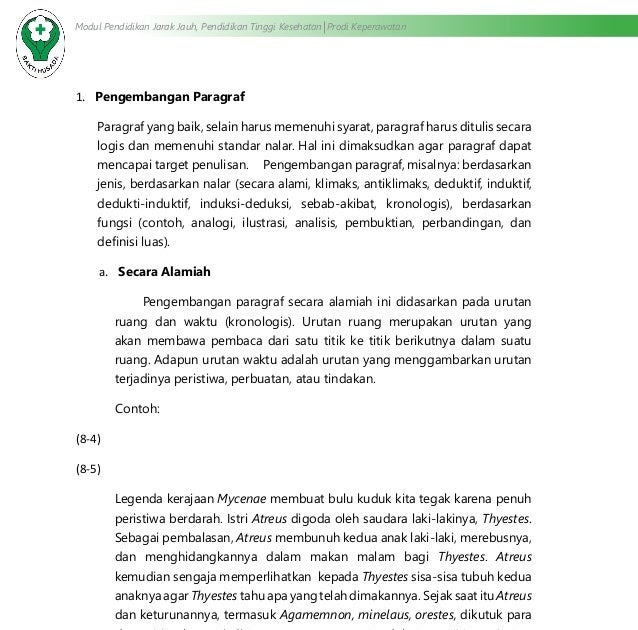 Contoh Paragraf Analogi Yang Salah - Contoh Su