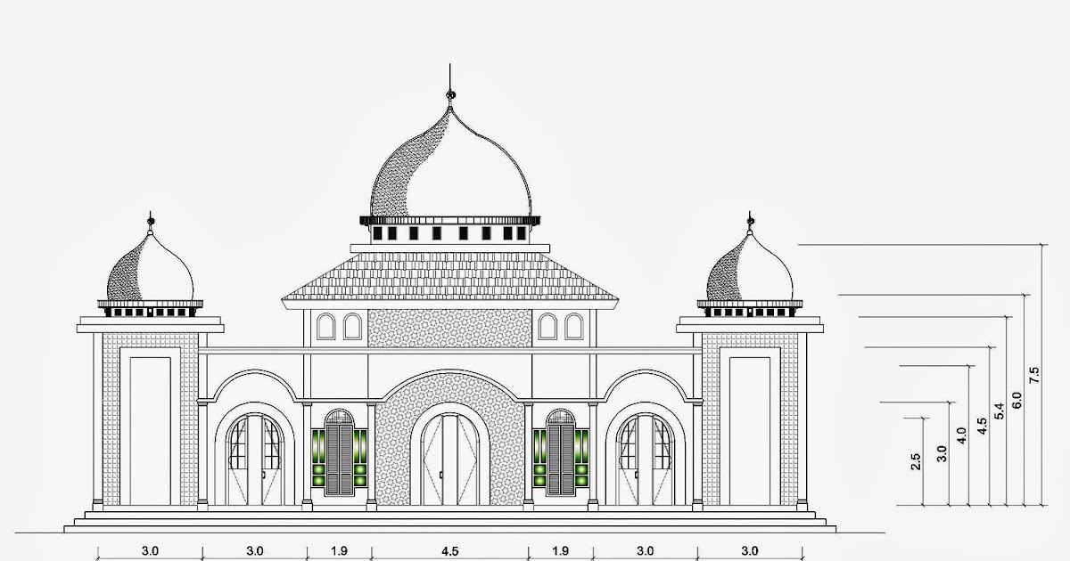 25+ Gambar Denah Masjid Ukuran 15x15, Paling Populer!