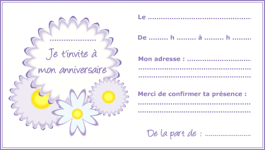 Imprimer Une Carte D Invitation D Anniversaire Nanaryuliaortega Blog