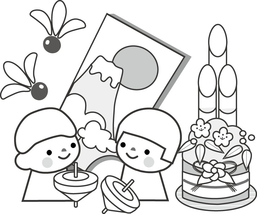 トップ100白黒イラスト 2 月 イラスト 美しい花の画像