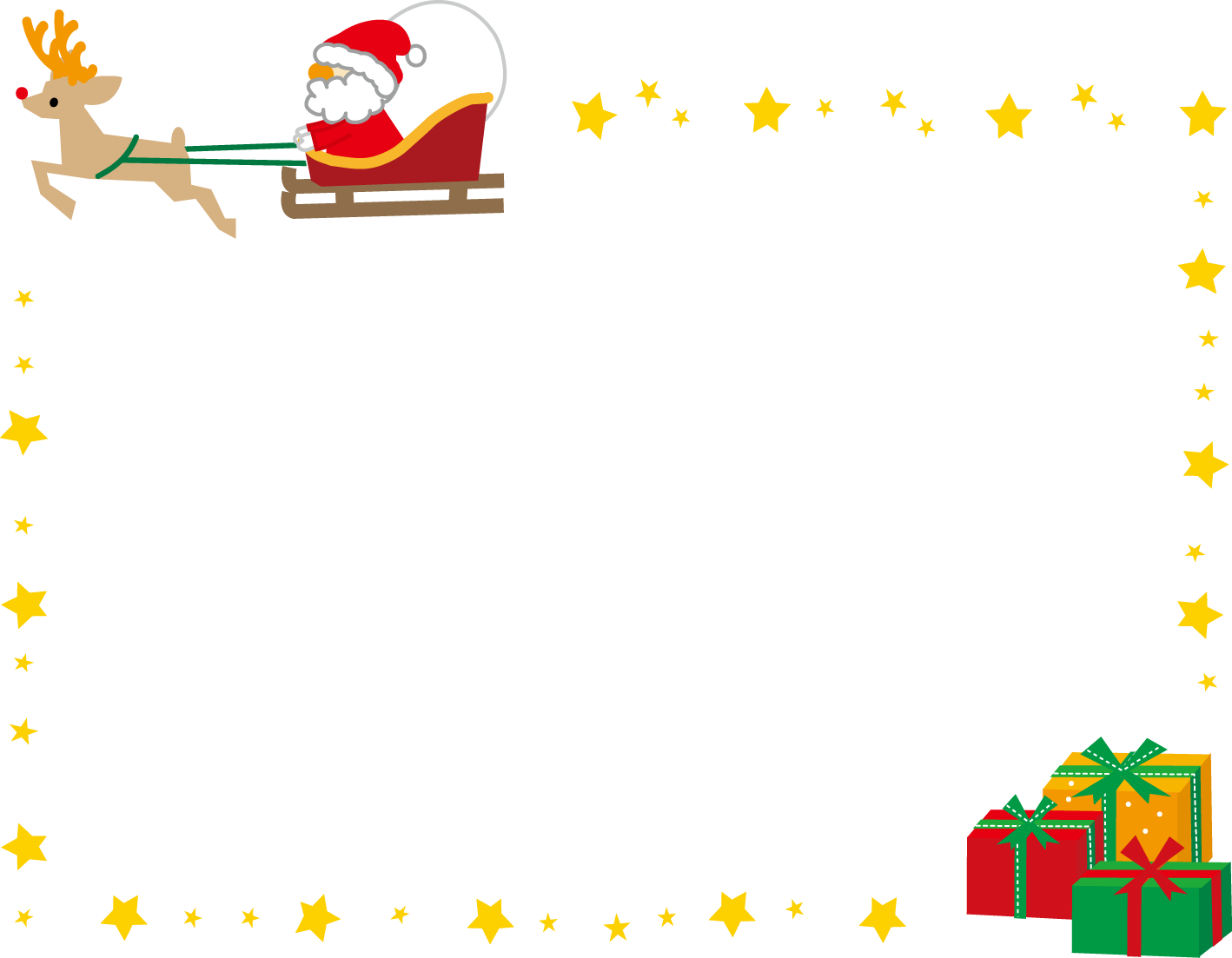 無料ディズニー画像 75 クリスマス イラスト 枠 横
