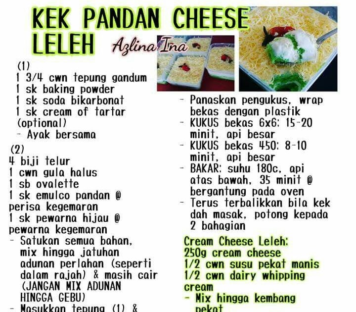 Resepi Cream Cheese Azlina Ina - Soalan Mudah 6