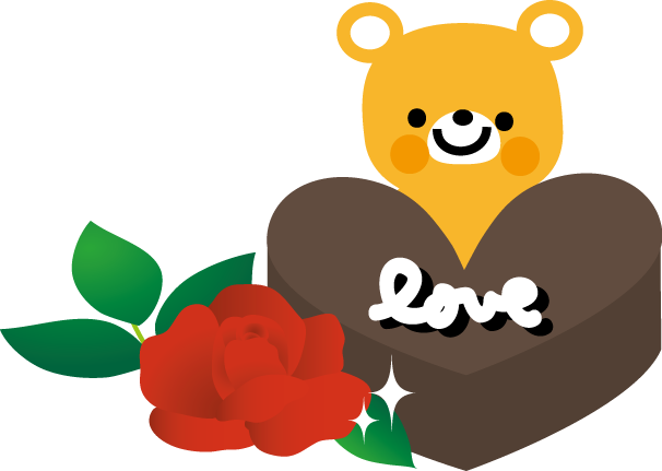 元のバレンタイン 2 月 イラスト かわいい 美しい花の画像