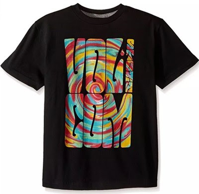 The Cheapest New Volcom Boys Youth Medium Swirl Stack TShirt Black Multi Color Cotton Tee Online