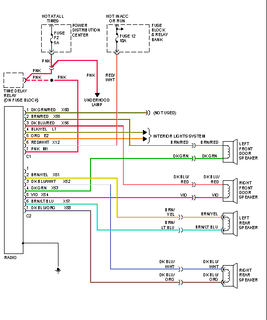 98 Dodge Ram Radio Wiring Diagram : 1998 Dodge Stratus Radio Wiring Diagram Wiring Diagram Book ...