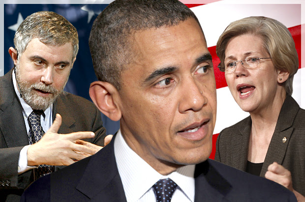 He's not suddenly Paul Krugman: Let's not morph Obama into Elizabeth Warren quite yet